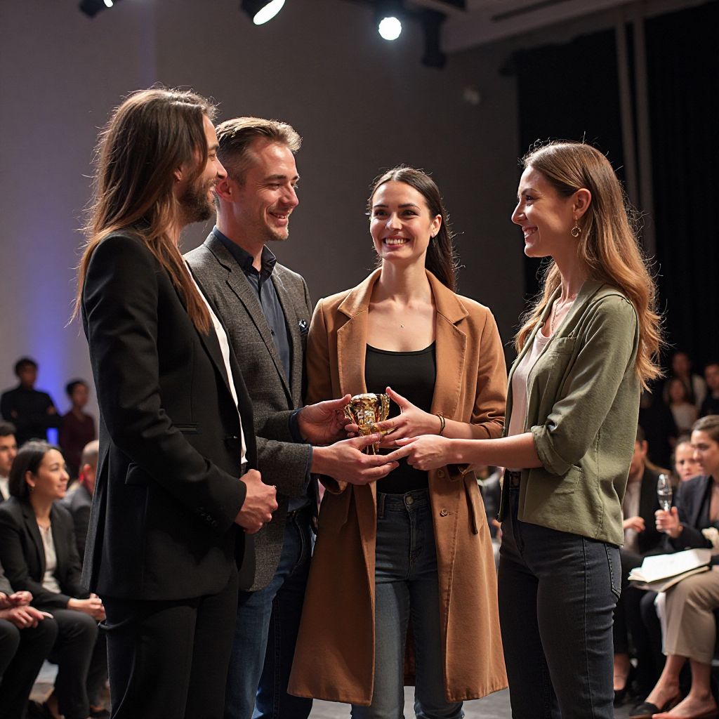 Vintage Thread receiving sustainability award