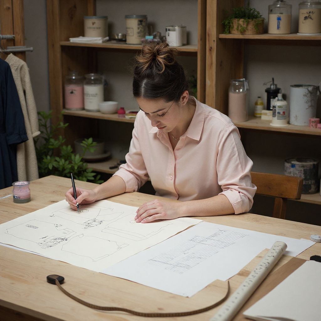 Vintage Thread pattern making process